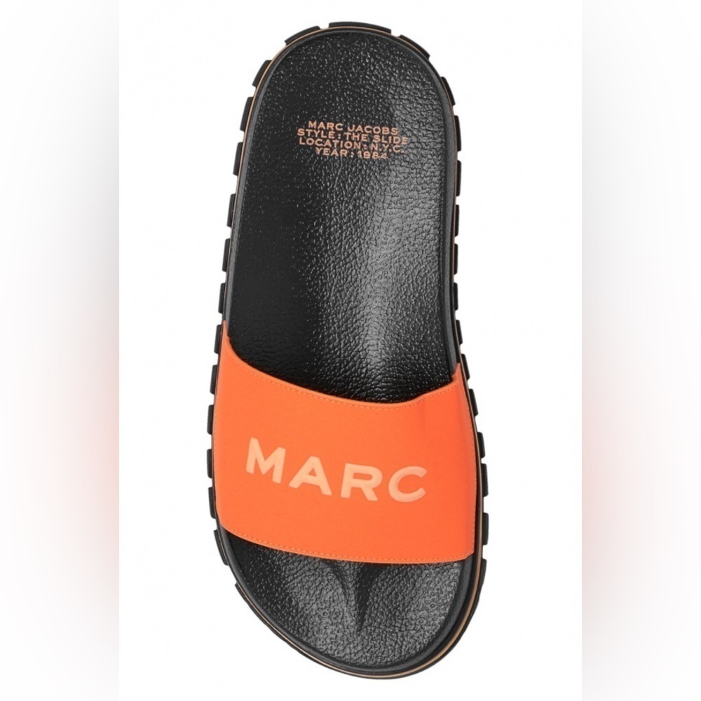 Marc Jacobs | The Marc Jacobs Slide In Dragon Fire Orange NIB - Picture 9 of 9